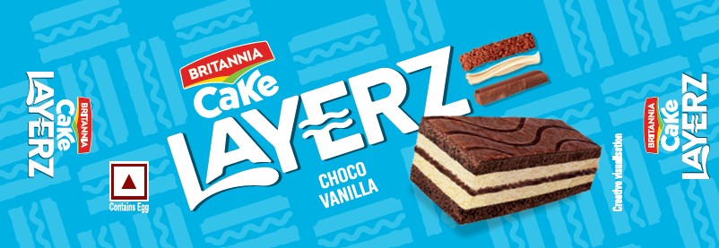 Britannia Cake Layerz Choco Vanilla Device mark 7110108 Trademark