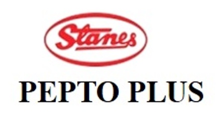 Stanes Pepto Plus (label) Device mark 7113651 Trademark