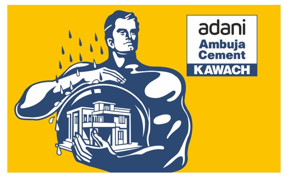 Adani Ambuja Cement Kawach - Giant Protecting The House Device mark 7136266 Trademark