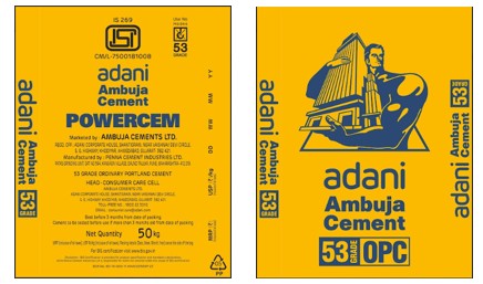 Adani Ambuja Cement Powercem Device mark 7136348 Trademark