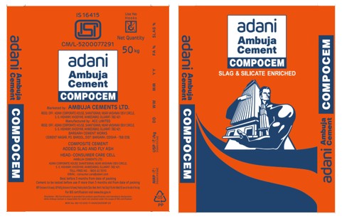 Adani Ambuja Cement Compocem Device mark 7136664 Trademark