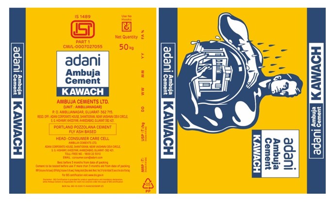 Adani Ambuja Cement Kawach Device mark 7150858 Trademark