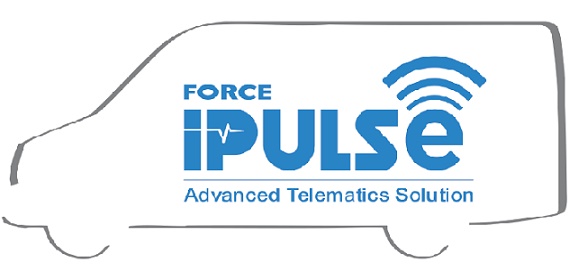 Force Ipulse Advanced Telematics Solution In Stylised Font Device mark 7155445 Trademark