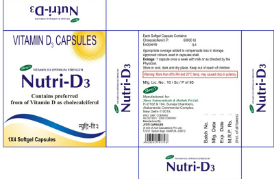 Nutri-d3 (label) Device mark 2504085 Trademark