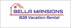 Bella Mansions With Tagline "b2b Vacation Rental" Device mark 7184683 Trademark