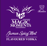 M2 Magic Moments Jamun Spicy Mint Flavoured Vodka Device mark 7185410 Trademark