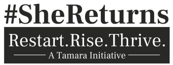 #shereturns Restart.rise.thrive Label Device mark 7188234 Trademark