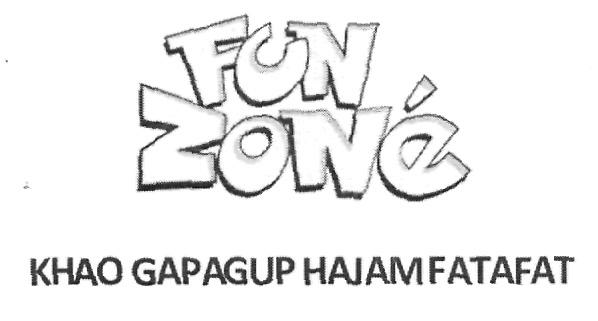 Fun Zone Khao Gapagup Hajam Fatafat (label) Device mark 2253336 Trademark