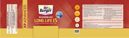Berger Weathercoat Long Life 15 Xp Advanced Device mark 7206841 Trademark