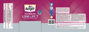 Berger Weathercoat Long Life 7 Device mark 7206847 Trademark