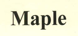 Maple Device mark 2525922 Trademark