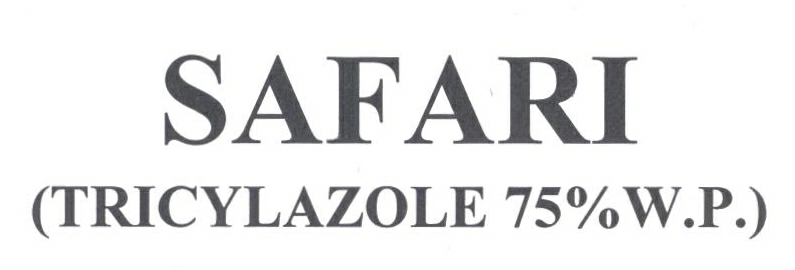 Safari (tricylazole 75% W.p.) Device mark 2197351 Trademark