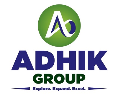 Device Of A Adhik Group With A Tagline Explore, Expand, Excel Device mark 7244569 Trademark