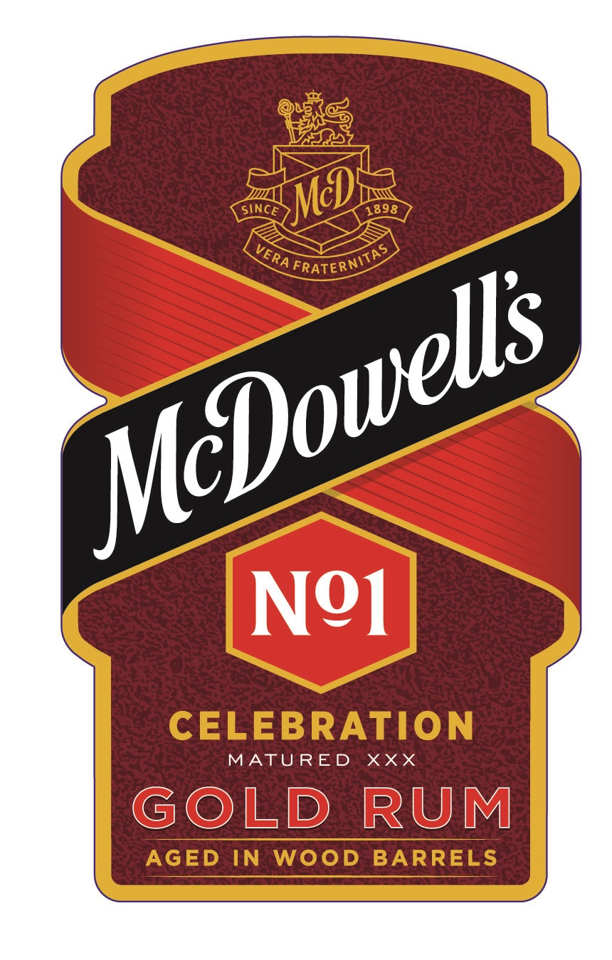 Mcdowell’s No. 1 Celebration Matured Xxx Gold Rum (label) Device mark 7259410 Trademark