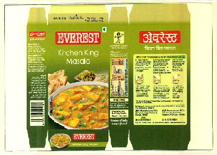 Everest Kitchen King Masala Device mark 2952854 Trademark