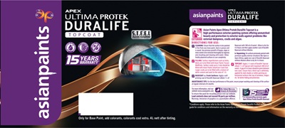 Apex Ultima Protek Duralife Topcoat Device mark 7264631 Trademark