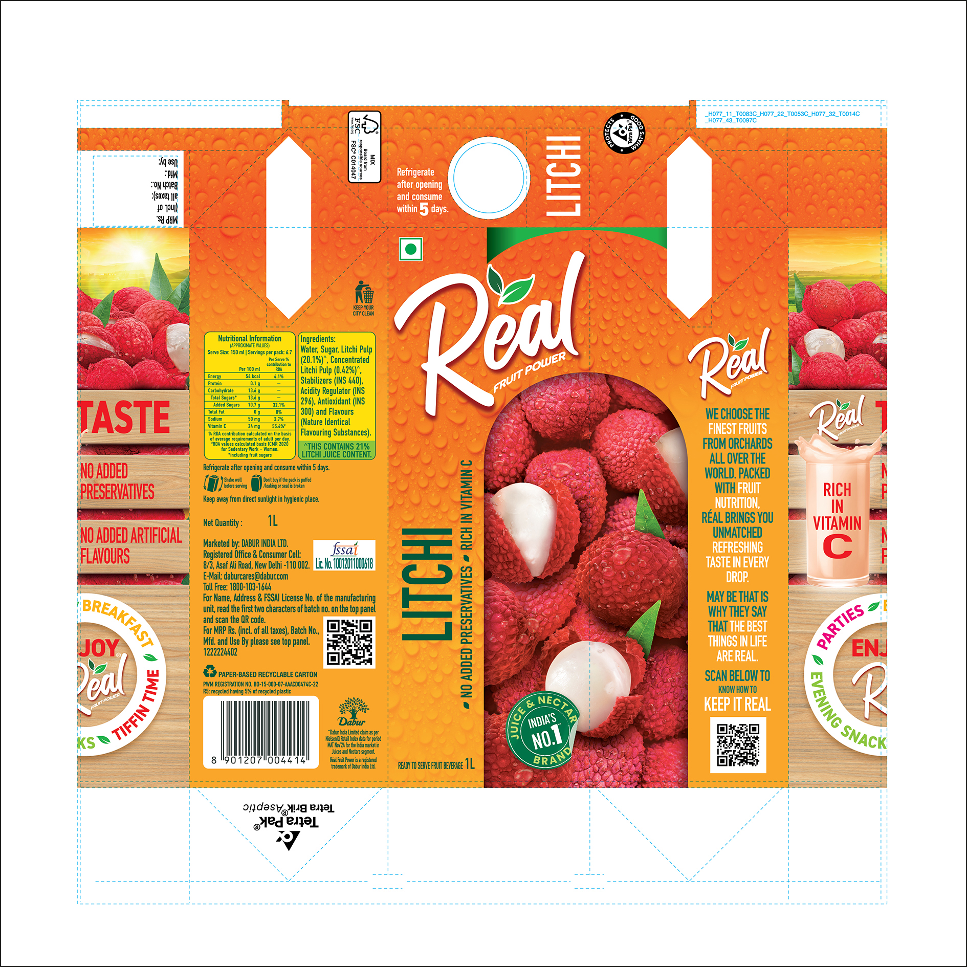 Real Fruit Power Litchi Device mark 7266912 Trademark
