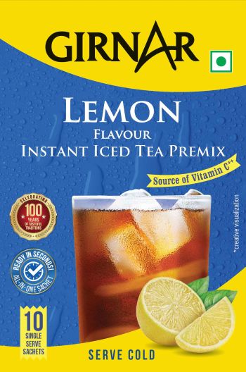 Girnar (lemon Iced Tea Label) Device mark 7282181 Trademark