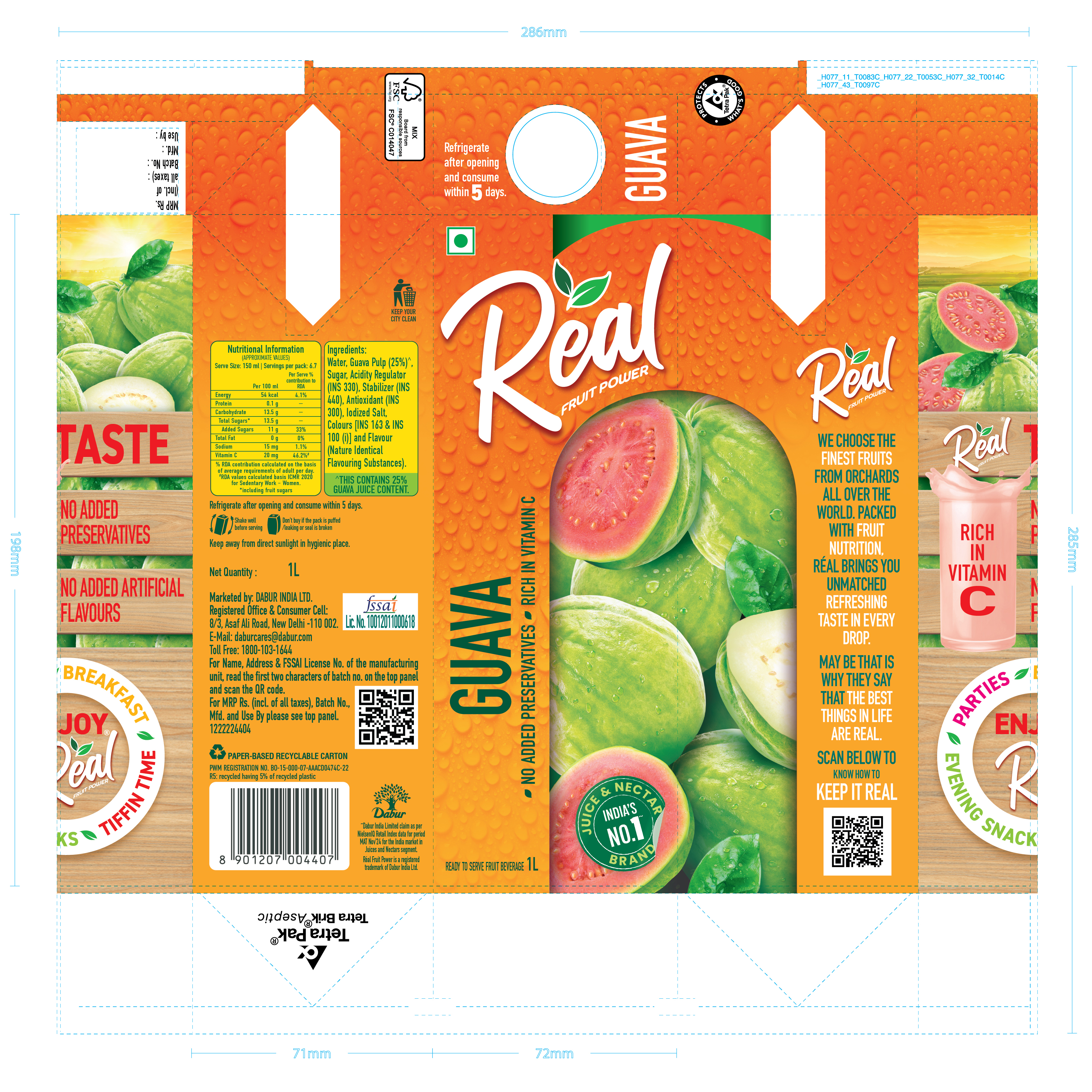 Real Fruit Power Guava Device mark 7301257 Trademark