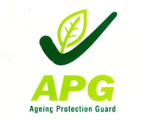 Apg With Word Aging Protection Guard Device mark 2295848 Trademark