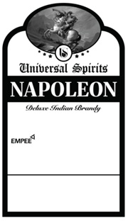 Universal Spirits Napoleon Deluxe Indian Brandy & Device Device mark 7325803 Trademark