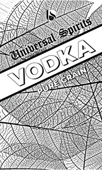 Universal Spirits Vodka Pure Grain Device mark 7325802 Trademark
