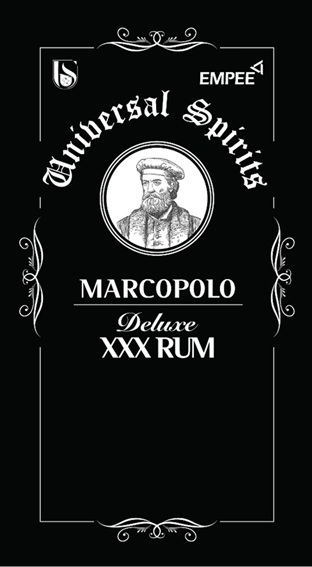 Universal Spirits Marcopolo Deluxe Xxx Rum Device mark 7325806 Trademark