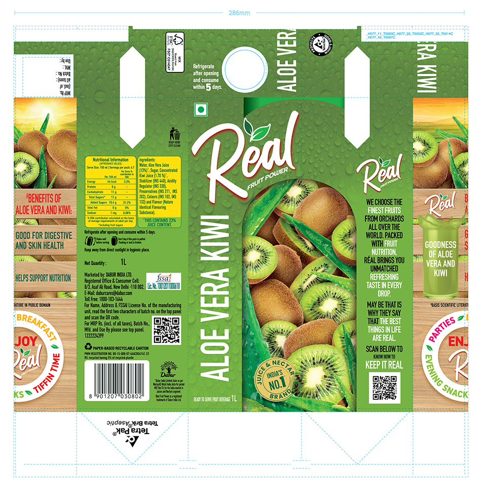 Real Fruit Power Aloevera Kiwi Device mark 7341459 Trademark