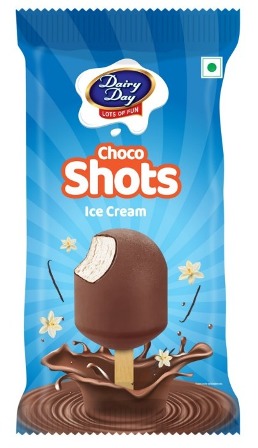 Dairy Day Choco Shots (label) Device mark 7346809 Trademark