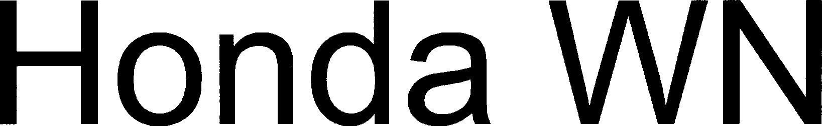 Honda Wn Device mark 7347319 Trademark