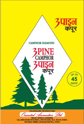 3 Pine Camphor Diamond Device mark 7357181 Trademark