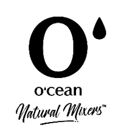 Composite Label Of O'cean Natural Mixers Written In A Stylish Manner With Device Of O And Drop Symbol Device mark 7358152 Trademark