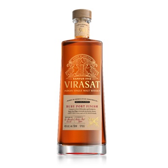 Rampur 1943 Virasat Indian Single Malt Whsiky (device) Device mark 7364958 Trademark