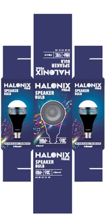 Halonix Prime – Speaker Bulb (label) Device mark 7446793 Trademark