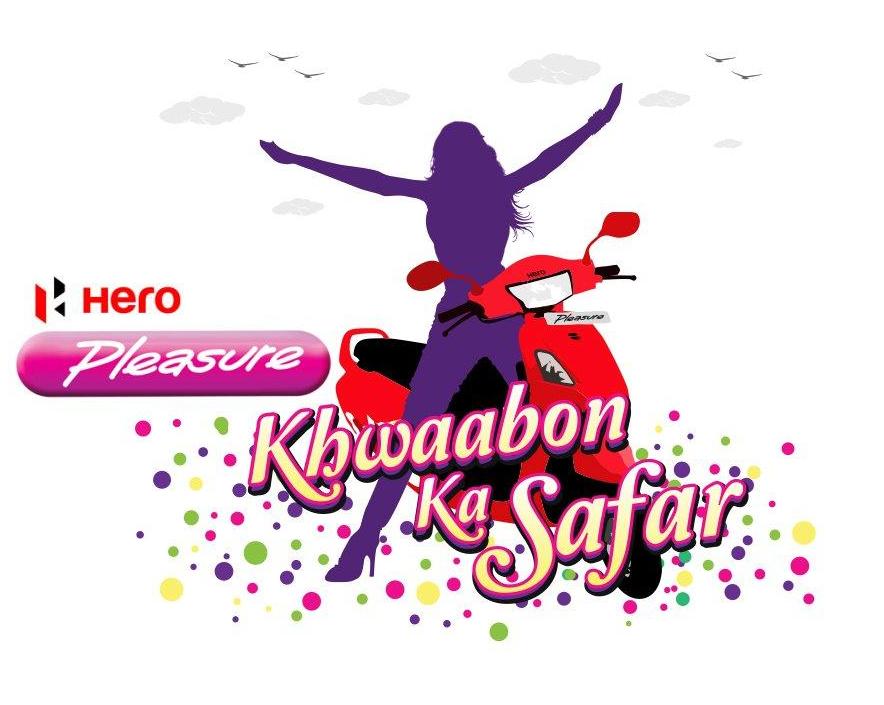Hero Pleasure Khwabon Ka Safar (logo) Device mark 2615258 Trademark