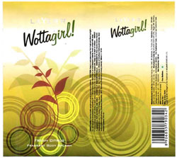 Wottagirl! With Device Of Leaf Device mark 2864954 Trademark
