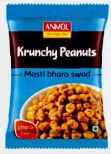 Anmol Krunchy Peanuts(label) Device mark 2739764 Trademark
