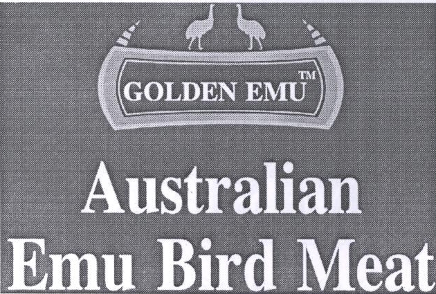 Golden Emu Australian Emu Bird Meat Device mark 2180075 Trademark