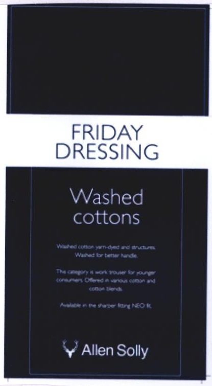 Friday Dressing Washed Cottons Allen Solly Device mark 2244925 Trademark