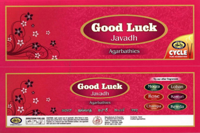 Good Luck Javadh Agarbathies Device mark 2745873 Trademark