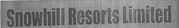 Snowhill Resorts Limited (device) Device mark 2565466 Trademark