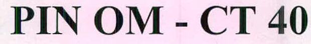 Pin Om-ct 40 Device mark 2542987 Trademark