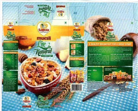 Saffola Muesli Lite N Natural Device mark 2328243 Trademark