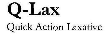 Q-lax Quick Action Laxative Device mark 2402964 Trademark