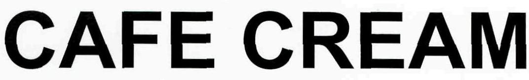 Cafe Cream Device mark 2638224 Trademark