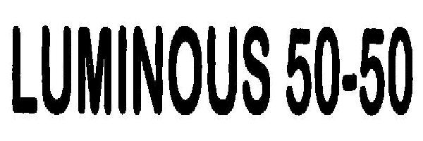 Luminous 50-50 (device) Device mark 2469386 Trademark