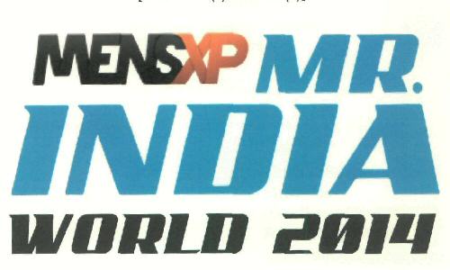 Mensxp Mr. India World 2014 (label) Device mark 2729209 Trademark
