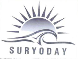 Suryoday With Device Of Sun Device mark 2862967 Trademark