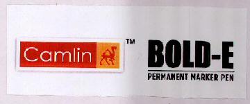 Camlin Bold-e Permanent Marker Pen Device mark 2850505 Trademark