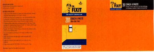 Dr. Fixit 201 Crack-x Paste Device mark 2467506 Trademark